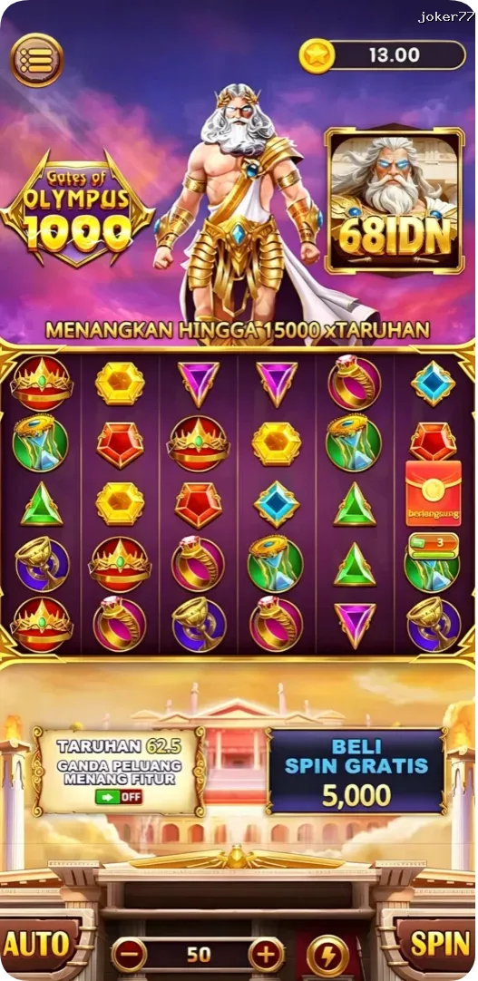 joker77 Tangkapan Layar - APK Resmi